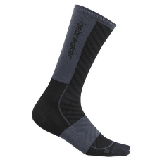 Skarpety Icebreaker Merino Run+Ultralight Crew Men BLACK/GRAPHITE