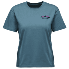 Koszulka z krótkim rękawem Black Diamond Mountainscape SS Tee Women Creek Blue