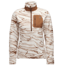 Pulower Black Diamond Rift HZ Fleece Jacket Women Relief-Chalk-Clay