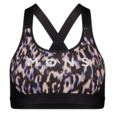 Biustonosz Mons Royale Stela X-Back Bra Women Rock Leopard/Black