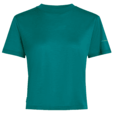 Koszulka z krótkim rękawem Icebreaker Merino 150 Tech Lite SS Crop Tee Women TIDAL TEAL
