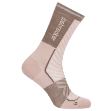 Skarpety Icebreaker Merino Run+Ultralight Crew Women PINK QUARTZ/PORCINI