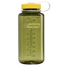 Butelka Nalgene Wide Mouth Sustain 1000 ml Oil Green w/Freesia