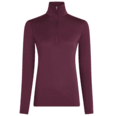 Koszulka z długim rękawem Icebreaker Merino 200 Oasis LS Half Zip Women DK BERRY