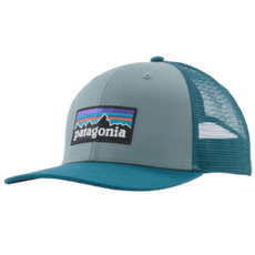 Czapka Patagonia P-6 Logo Trucker Hat Blue Sage
