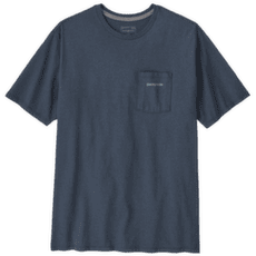 Koszulka z krótkim rękawem Patagonia Boardshort Logo Pocket Responsibili Tee Men Summit Blue