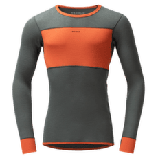 Koszulka z długim rękawem Devold Wool Mesh 190 Shirt Man 087D BRICK/CASTLEROCK