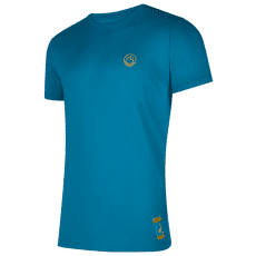 Koszulka z krótkim rękawem La Sportiva Climbing on the Moon T-Shirt Men Turchese/Giallo