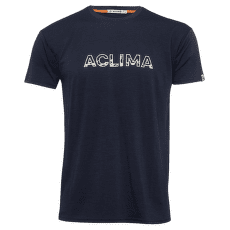 Koszulka z krótkim rękawem Aclima LightWool Tee Logo Men Navy Blazer