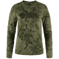 Koszulka z długim rękawem Fjällräven Värmland Wool LS Women Green Camo