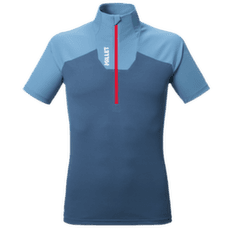 Koszulka z krótkim rękawem Millet KAMET TS ZIP SS Men CORONET BLUE/SAPHIR