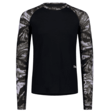 Koszulka z długim rękawem Mons Royale Temple Merino Long Sleeve Men Rock Camo/Black