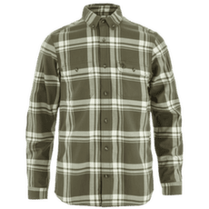 Koszula z długim rękawem Fjällräven ÖVIK LITE FLANNEL SHIRT MEN Laurel Green-Chalk White