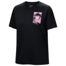 Koszulka z krótkim rękawem Arcteryx Krag SL Cotton Superbloom Crew SS Women Black