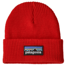 Czapki Patagonia LOGO BEANIE Kids P-6 Logo: Sizzle Red