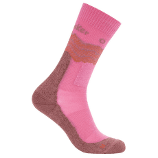 Skarpety Icebreaker Merino Hike+ Medium Crew Across the Peaks POP/CAROB/DUSTY CLAY