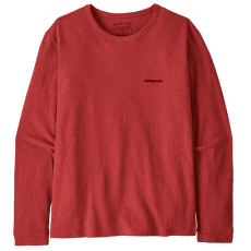 Koszulka z długim rękawem Patagonia Long-Sleeved P-6 Logo Women Potters Red
