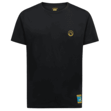 Koszulka z krótkim rękawem La Sportiva Climbing on the Moon T-Shirt Men Nero/Giallo