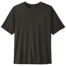 Koszulka z krótkim rękawem Patagonia Cap Cool Daily Shirt - Spoke Stencil Men Black