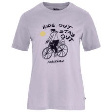 Koszulka z krótkim rękawem Fjällräven HOJA IVÄG T-SHIRT WOMEN Lavender Mist