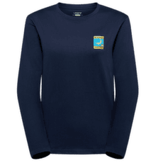 Koszulka z długim rękawem La Sportiva MOON CLIMB LONG SLEEVE WOMEN Night Sky/Chalk