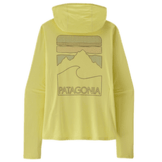 Koszulka z długim rękawem Patagonia Cap Cool Sun Hoody Peak Visions Women Vellum Green - Light Vellum Green X-Dye