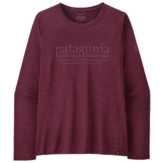 Koszulka z długim rękawem Patagonia LONG-SLEEVED CAP COOL DAILY SHIRT - HUT TRIPPER Women Berry Fig - Light Berry Fig X-Dye