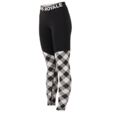 Legginsy Mons Royale Cascade Merino Base Layer Legging Women Check / Black