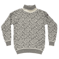 Sweter Devold Svalbard Sweater High Neck Men 020A OFFWHITE/ANTH.