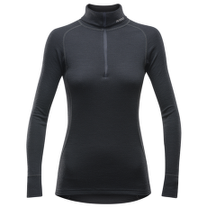 Koszulka z długim rękawem Devold Duo Active Zip Neck Women 951 BLACK
