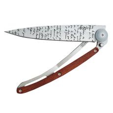 Nóż Deejo Tattoo Manuscript Coralwood