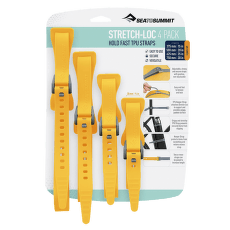 Pasek Sea to Summit Stretch-Loc Set - All Sizes 20mm 4 Pack Yellow (YW)