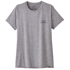 Koszulka z krótkim rękawem Patagonia Cap Cool Daily Graphic Shirt Women 73 Skyline: Feather Grey