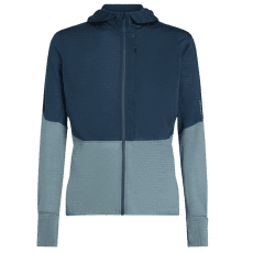 Koszulka z długim rękawem Icebreaker Merino 200 RealFleece™ Descender LS Zip Hoodie Men ABYSS/BLUE ASH/CB
