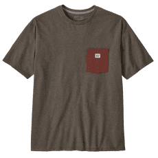 Koszulka z krótkim rękawem Patagonia Shop Sticker Pocket Responsibili-Tee Men Marlow Brown