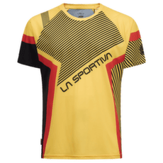 Koszulka z krótkim rękawem La Sportiva FLOW T-SHIRT Men Black/Yellow