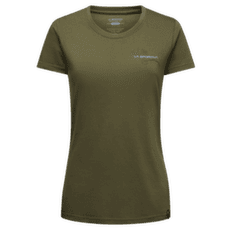 Koszulka z krótkim rękawem La Sportiva CLIMB FLOWER T-SHIRT Women Cypress/Night Sky