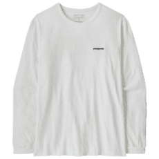 Koszulka z długim rękawem Patagonia Long-Sleeved P-6 Logo Women Fiber White