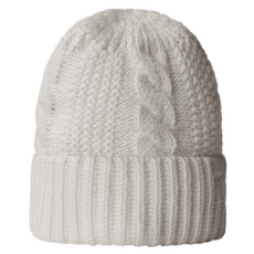 Czapki The North Face OH MEGA BEANIE WOMEN WHITE DUNE