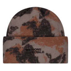 Czapki Mons Royale Pileup Wool Fleece Beanie Mtn Camo Orange