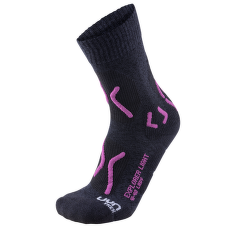 Skarpety UYN Trekking Explorer Light Women Charcoal/Purple