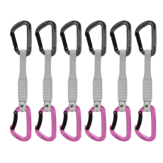 Expresy kompletne Mammut Workhorse Keylock 17 cm 6-Pack Quickdraws grey-pink