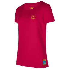 Koszulka z krótkim rękawem La Sportiva CLIMBING ON THE MOON T-Shirt Women Fucsia/Giallo