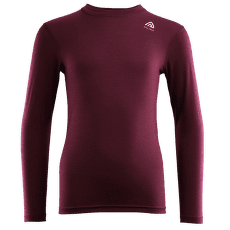 Koszulka z długim rękawem Aclima LightWool T-Shirt Crew Neck Zinfandel