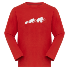Koszulka z długim rękawem Mammut MAMMUT CORE LONGSLEEVE KIDS LOGO 3778 mammut red
