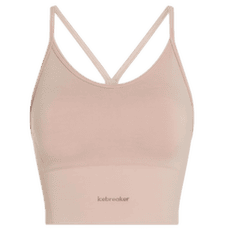 Biustonosz Icebreaker Merino Blend 260 Seamless Rib Strappy Tank Women PINK QUARTZ