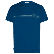 Koszulka z krótkim rękawem Icebreaker Merino 150 Tech Lite SS Tee Range Stripes Men ATLANTIS