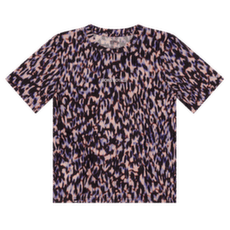 Koszulka z krótkim rękawem Mons Royale Icon Merino T-Shirt Women Rock Leopard