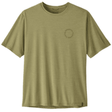 Koszulka z krótkim rękawem Patagonia Cap Cool Daily Shirt - Spoke Stencil Men Gumtree Green - Light Gumtree Green X-Dye