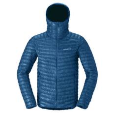 Kurtka Norrona trollveggen down800 super light Hood Men Dark Blue